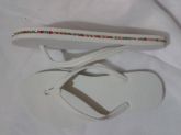 chinelo com strass colorido #2